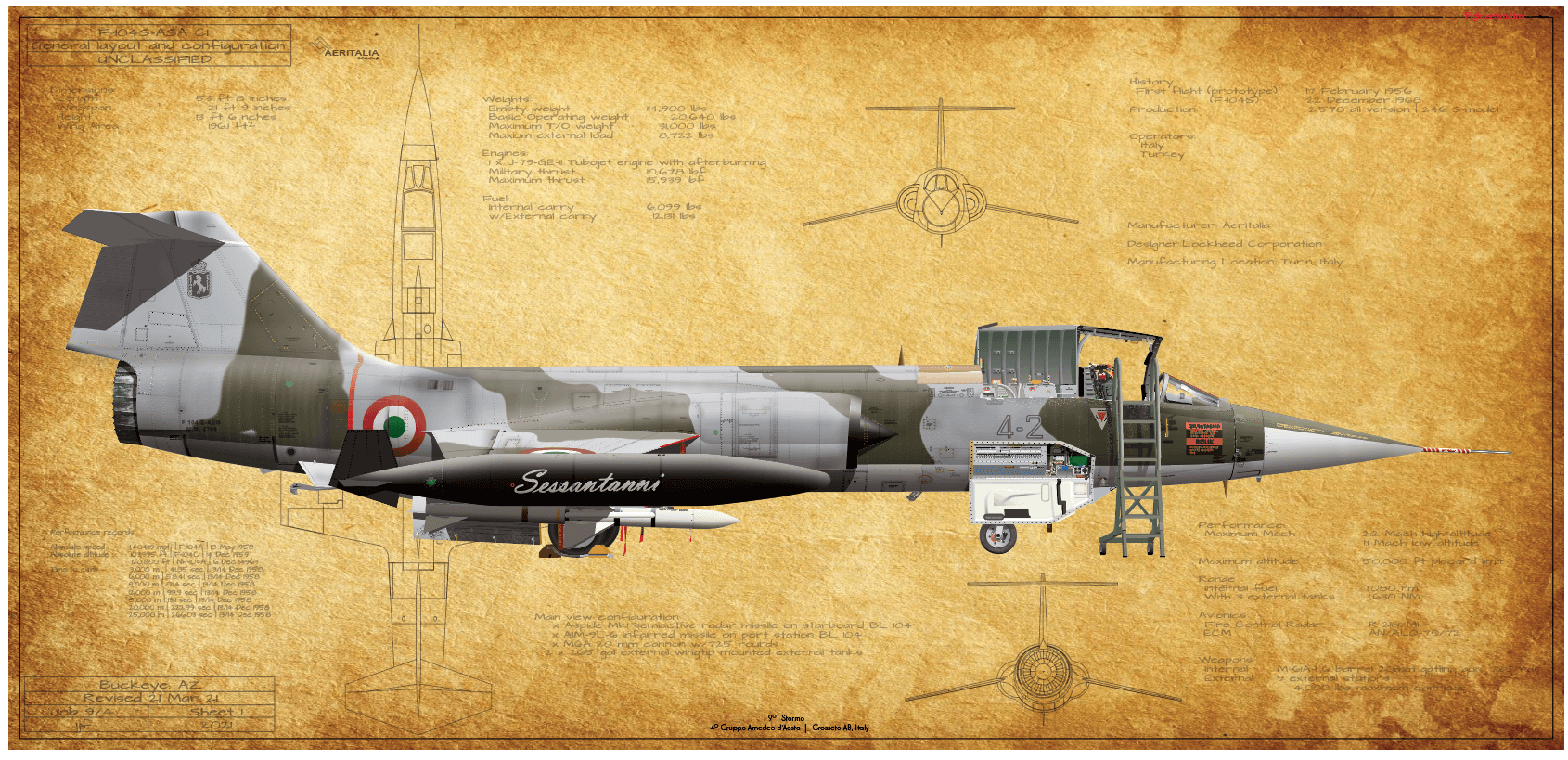 F-104S-ASA Super Starfighter, 9 Stormo Francesco Baracca, 4